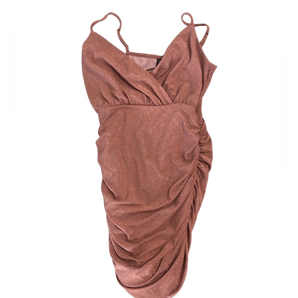 SHEIN, pink sparkly dress. Size XS.